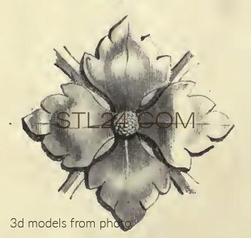 Розетки (ROSETTE_1494 -  | 3D model 3DSMAX / OBJ / STL) 3D модель для ЧПУ станка